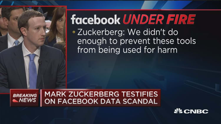Zuckerberg: I would hope what Facebook does with data is not surprising to people