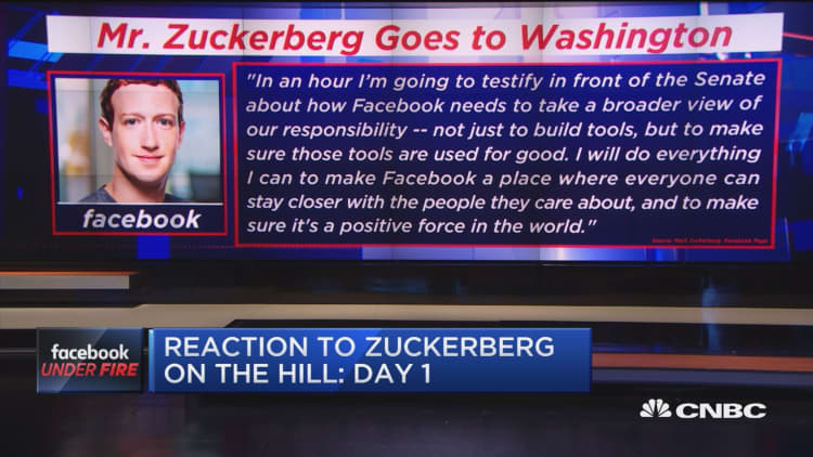 Zuckerberg testimony sparks social media frenzy