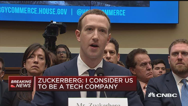 Zuckerberg: I consider us to be a tech company, not a media company