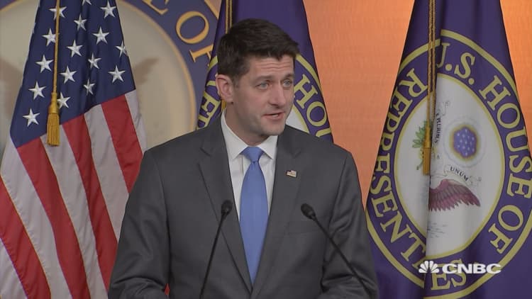 House Speaker Paul Ryan announces retirement