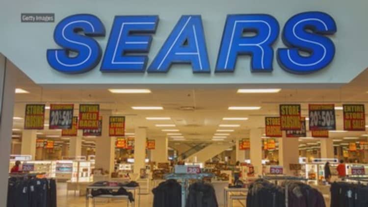 Over a dozen Sears stores are up for auction online