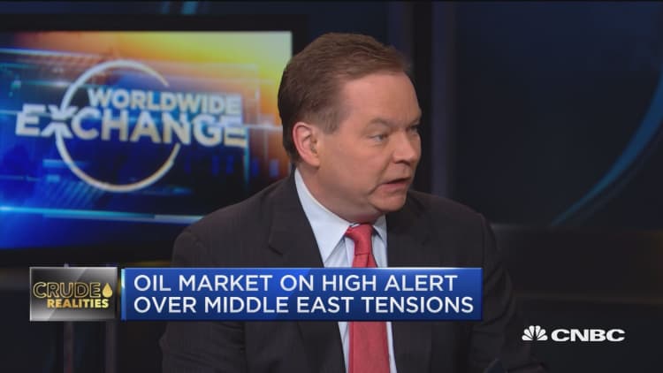 John Kilduff talks about rising oil prices amid rising tensions in the Middle East