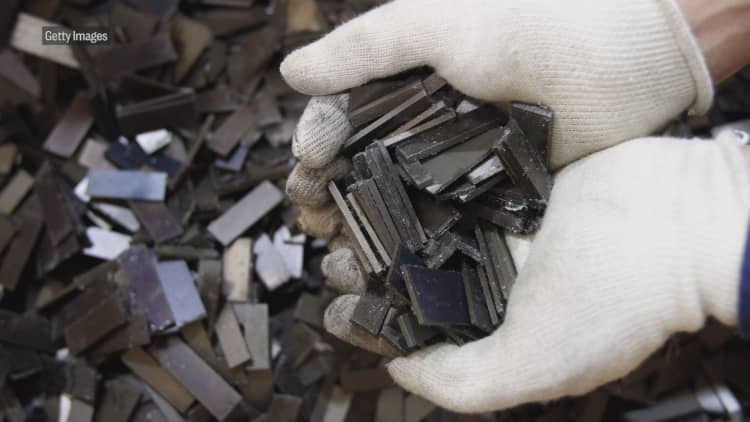 A massive trove of rare-earth metals has been found in Japan