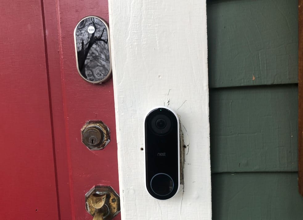 nest door lock and doorbell