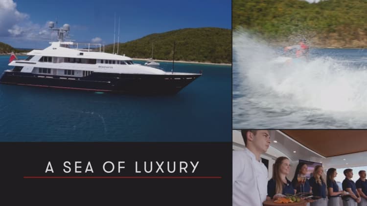 Climb aboard a $280,000 per week super yacht