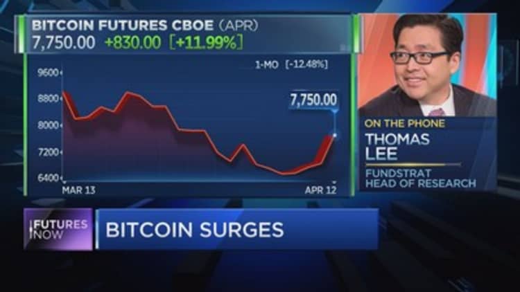 Bitcoin could triple in price by year's end, says Fundstrat's Tom Lee