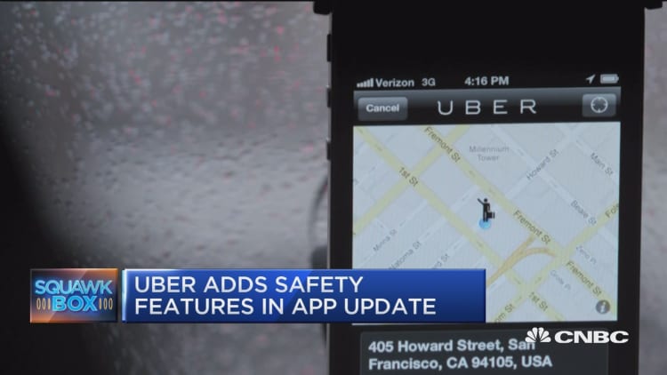Uber adds safety features