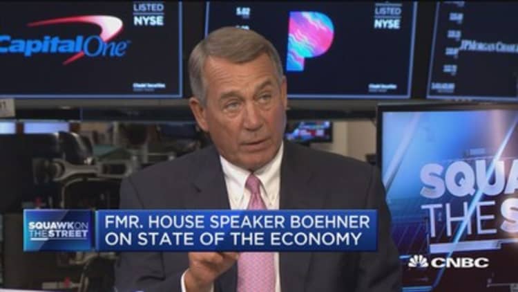 Former Speaker John Boehner: Deficit will be 'number one issue' in six months