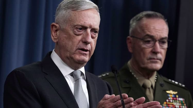 Pentagon holds briefing on US-led strikes on Syria