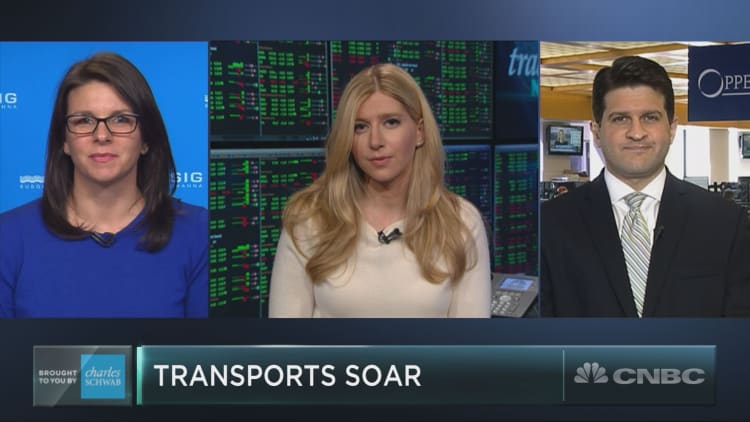 Transport stocks just had their best day in over a month. But can the run continue?