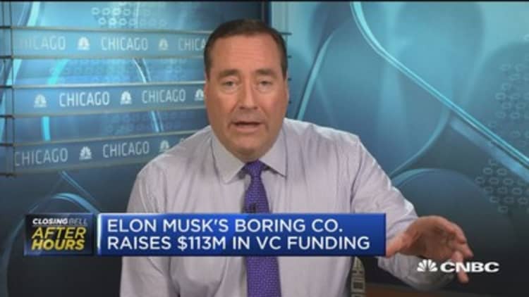 Elon Musk's Boring Co. raises $113 million in venture capital funding