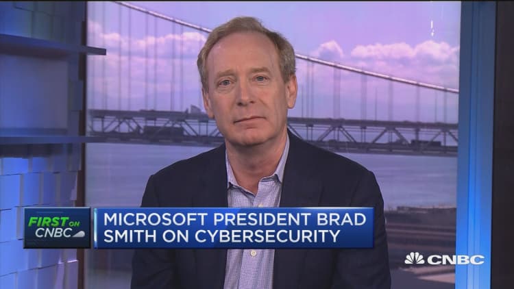 Microsoft's Brad Smith: company is principled about whom it works with