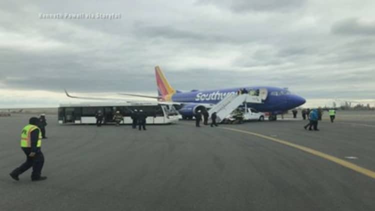 Southwest flight made an emergency landing in Philadelphia