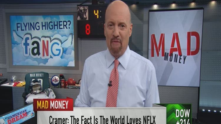 Cramer: Netflix's meteoric rise is helping the rest of FANG