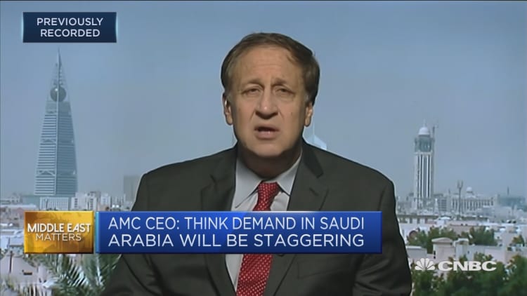 AMC CEO: There’s an enormous pent up demand for cinema in Saudi Arabia