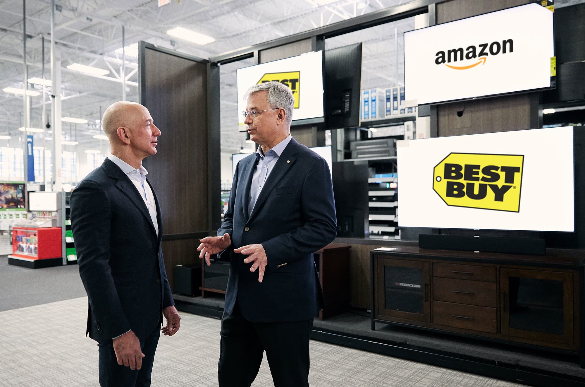 Former rivals Amazon and Best Buy join forces to sell smart TVs