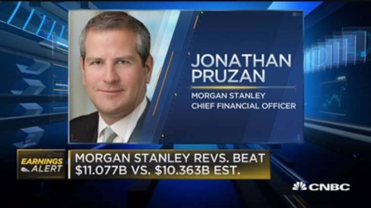 Morgan Stanley CFO discusses earnings beat