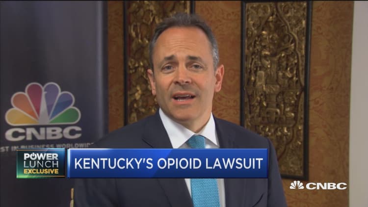Kentucky Governor Bevin: I'm not on board with JNJ opioid lawsuit