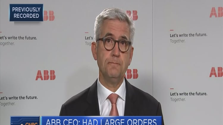 ABB CEO: Long-term outlook on capital spending is positive