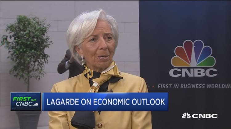 IMF's Lagarde on global growth, trade wars and looming deficits