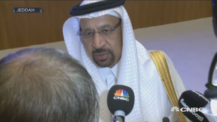 Saudi oil minister: Producers should be patient, not jump the gun