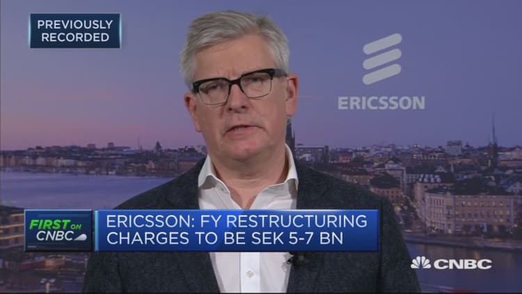 Ericsson on the right path, but has more to do, CEO says