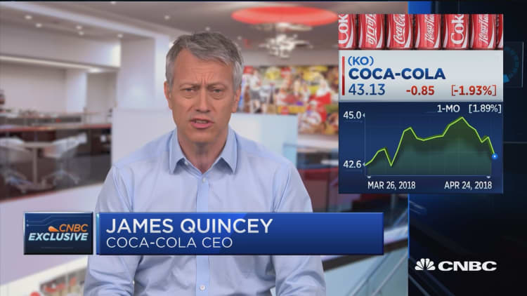 Coca-Cola CEO: We're growing in all the categories we compete in