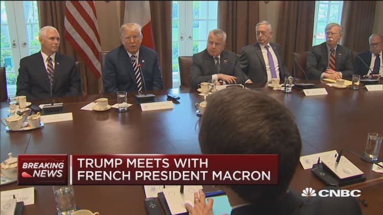 Trump: Could have an agreement soon on Iran with Macron