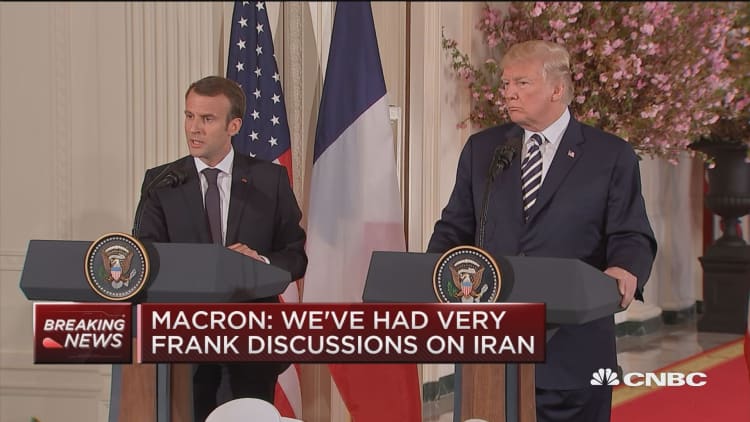 Trump: Macron and I get along on many subjects