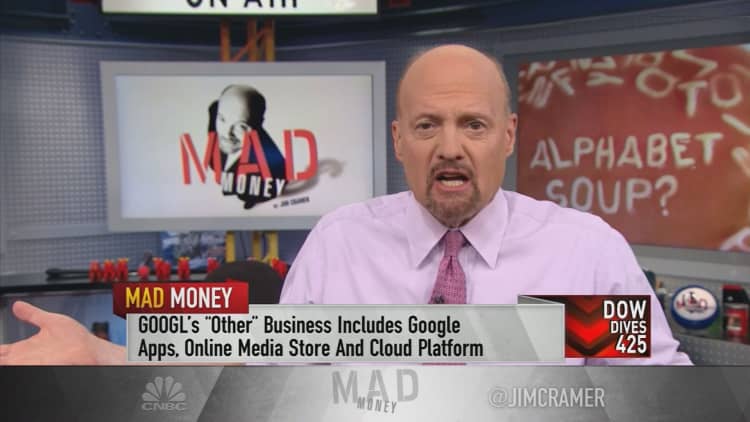 Cramer says Alphabet's recent declines are a buying opportunity