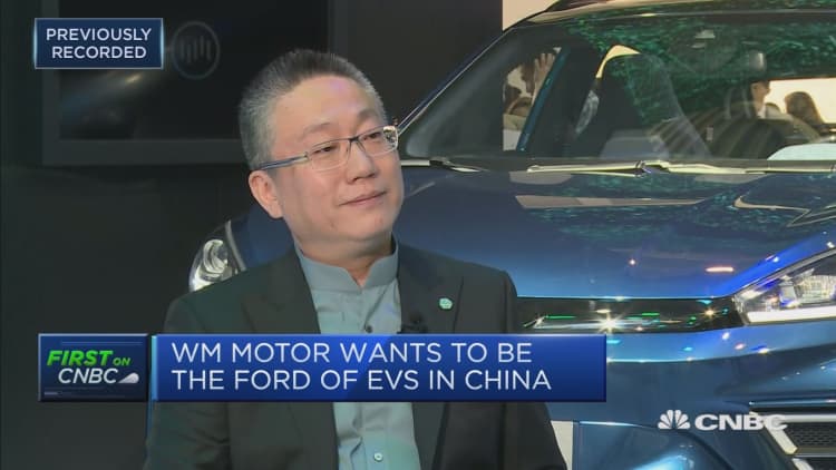 Tesla can help China's electric vehicle market grow bigger: WM Motors