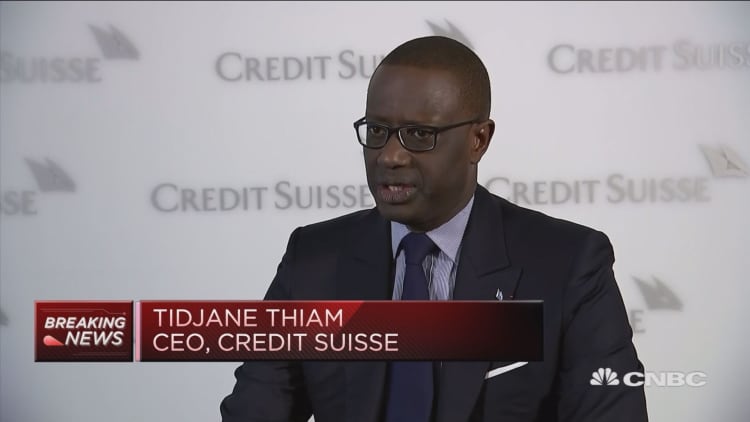 We've completely transformed the earnings profile of Credit Suisse, says CEO