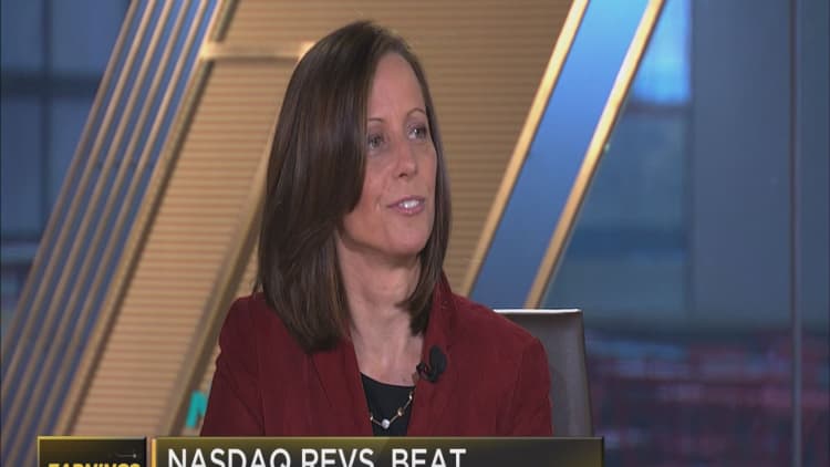 Nasdaq CEO: Seeing revenue growth across the entire business