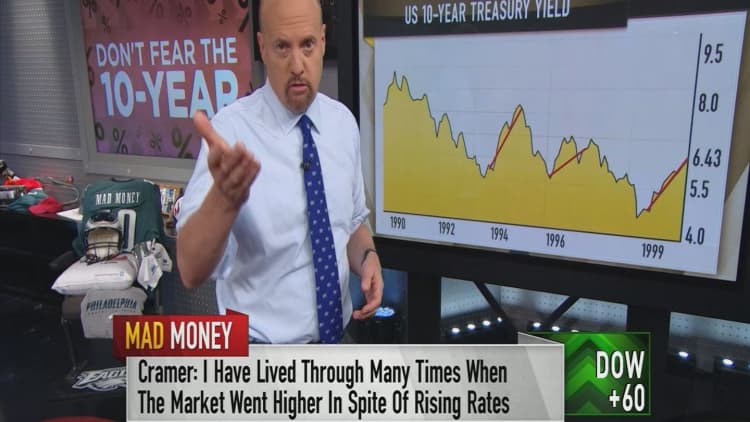 Cramer: Don't panic over the rising 10-year Treasury yield