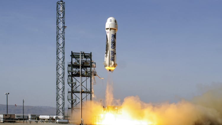 Blue Origin just launched and landed the rocket Jeff Bezos wants use for space tourism