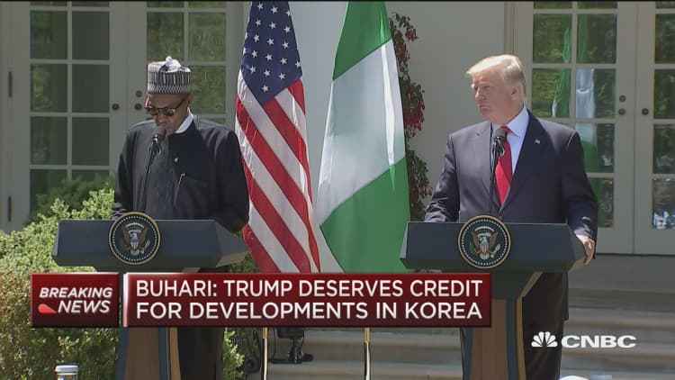 Nigerian President Buhari: We welcome increased US investment in the Nigerian economy