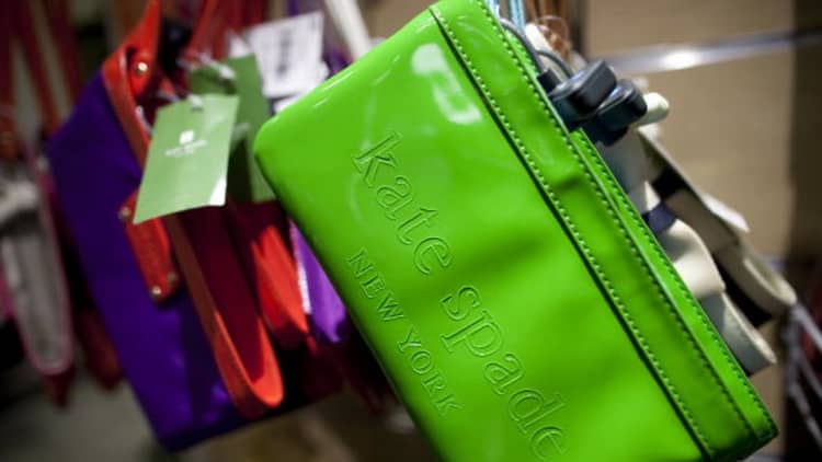 Tapestry shares tumble on weak Kate Spade sales