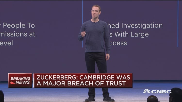Zuckerberg: Cambridge was a major breach of trust