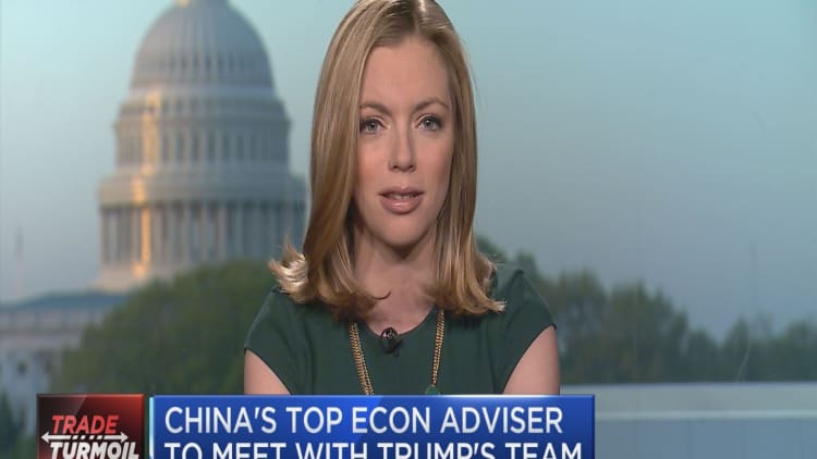China's top economic advisor to meet with Trump's team