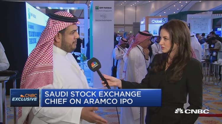 Saudi exchange welcomes Aramco IPO, says CEO