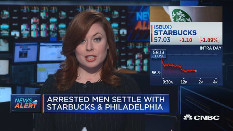 Starbucks CEO on settlements in Starbucks arrest case
