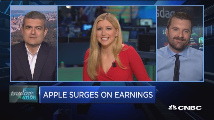 Trading Nation: Apple surges on earnings