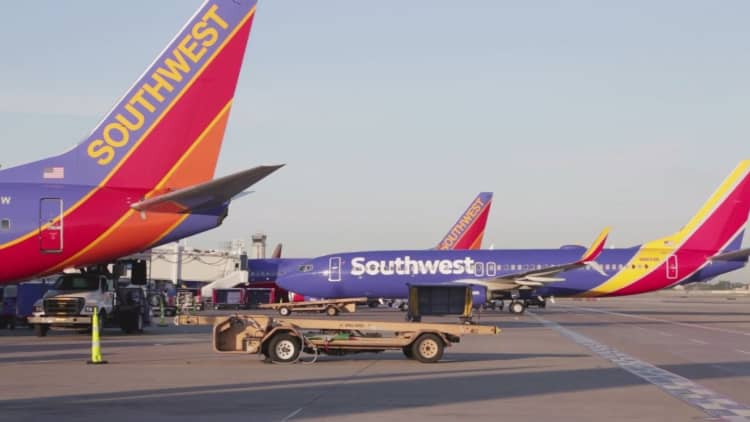 A Southwest plane with a cracked window diverts to Cleveland