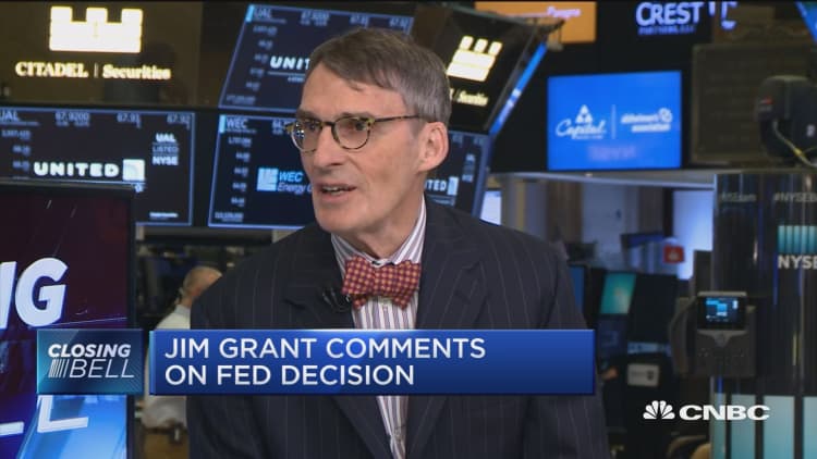 Jim Grant comments on Fed decision