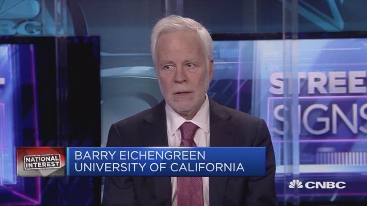 Eichengreen: US-China trade spat won’t be solved for at least a year