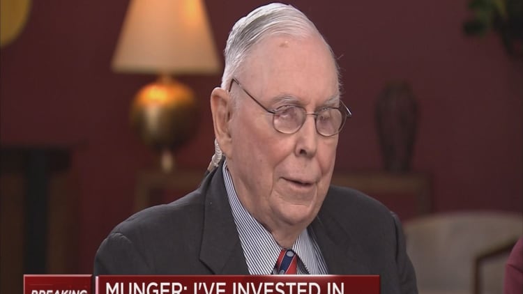 Munger: It would be insane for US and China not to develop a constructive relationship