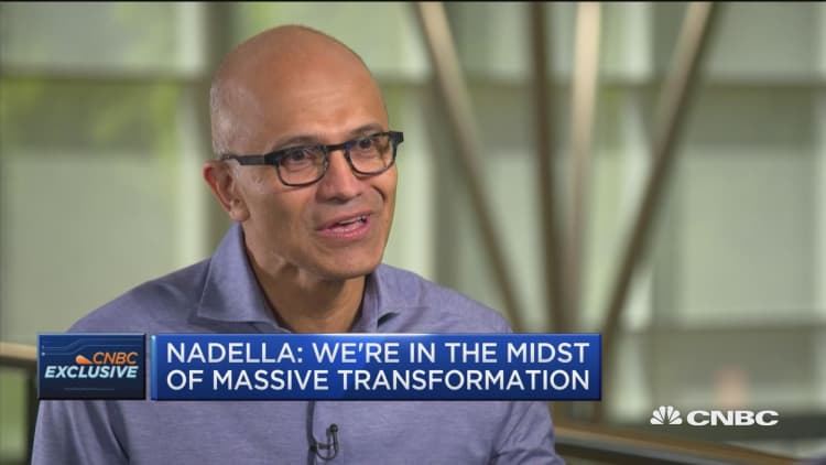 Microsoft CEO: We're in the midst of a massive transformation