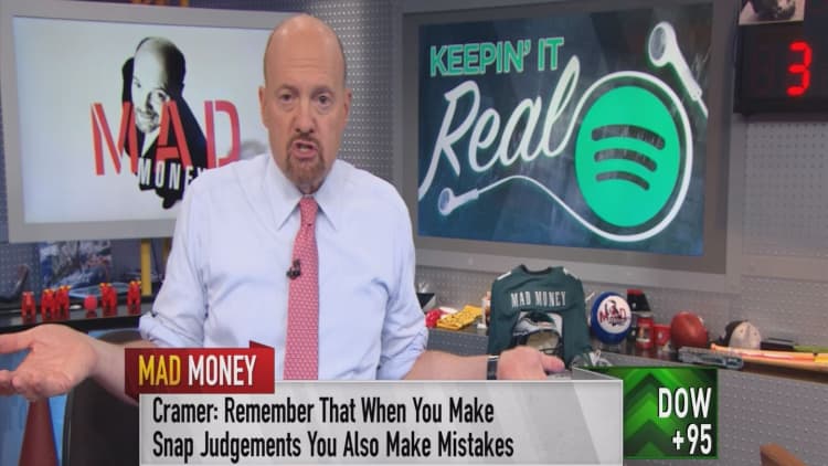 Cramer: Wall Street got Spotify's quarter all wrong—I'd be a buyer, not a seller