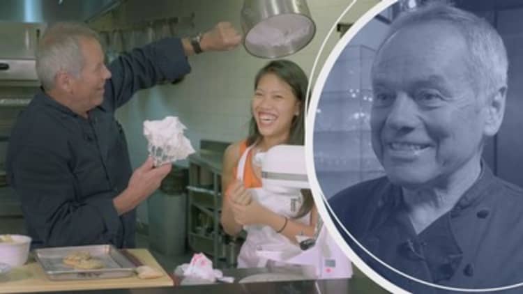 Wolfgang Puck schools us on business and baked Alaskas