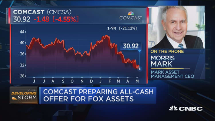 Morris Mark: Comcast sees itself as a media company instead of a communications company